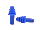Reusable Orange Tri-Grip Uncorded Earplugs