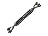 Forged Jaw & Jaw Turnbuckle Galvanized, 3/8 In x 6 In