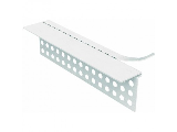 Vinyl Rip Bead L-Trim Corner Bead, 1/2 In x 10 Ft