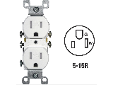 Tamper & Weather Resistant Residential Grade Duplex Outlet
