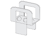Galvanized Plywood Sheathing Clips, 19/32 In