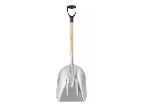 Aluminum Scoop Shovel #10  Wood D Handle