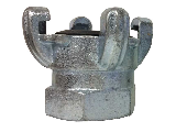 Crow Foot Coupler Female NPT 1-1/4 In Mallable Iron