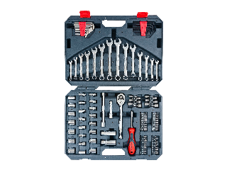 SAE/Metric Mechanic's Tool Set, 128 Pc