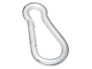Interlocking Spring Snap Zinc Plated, 1/2 In x 3-15/16 In