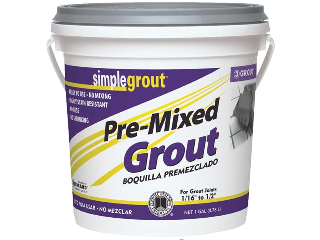 Pre-Mixed Natural Gray Tile Grout, 1 Ga