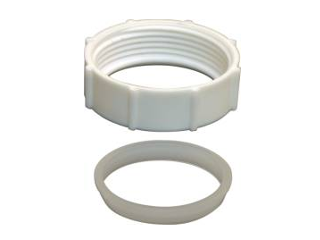 PVC Slip Joint Nut With Poly Washer, 1-1/2 In