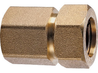 Brass Female Adapter, 1/2 In x CSST