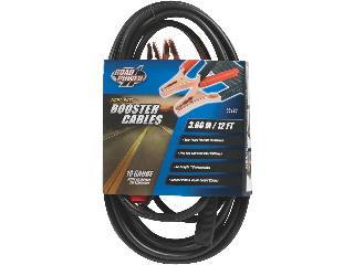 Road Power Light Duty Booster Cable 10 Gauge, 12 Ft