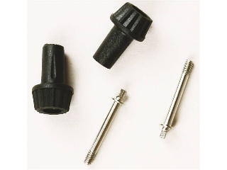 Lamp Socket Knobs, 4/36 in F x 4/36 in M  2 Pk