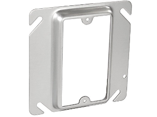 Square 1 Gang Plaster Ring Cover, 4 In