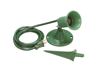 Grey outdoor generator power inlet box with hinged cover
