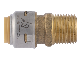 Push-to-Connect Brass Male Adapter  PTC x MPT (Sizes)