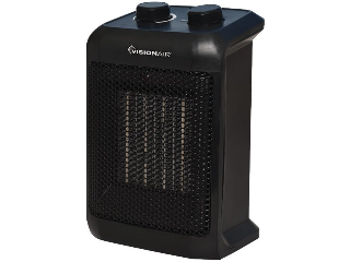 Vision Air Fan Forced Ceramic Heater, 9 In 1500/750W 