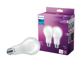 Led Ultra Definition Daylight A19 Dimmable Light Bulbs, 2 Pk
