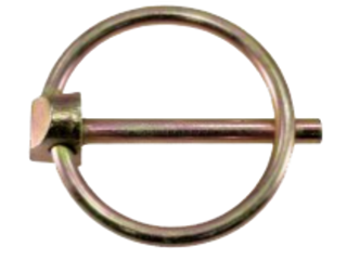 Linch Pin Zinc Steel, 7/16 In