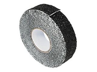 Roll of black and yellow striped anti-slip safety tape