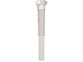 PVC Flexible Extension Tube Slip Joint, 1 1/4 In x 9 In