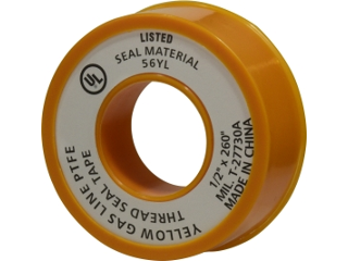Gas Pipe Thread Seal Tape, 1/2 In x 260 In