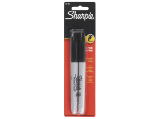 Sharpie Marker Fine Point, Black 2 Pack