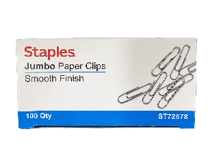 Jumbo Paper Clips 100 each