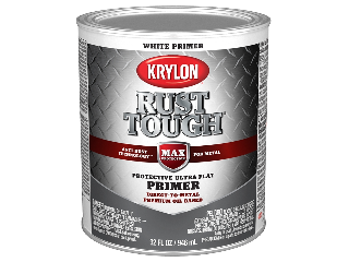 Rust Tough Ultra Flat White Primer, Qt