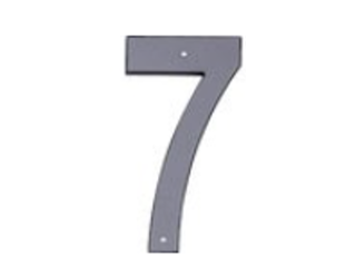 Click here to view larger image House Numbers 4 In Reflective Plastic Nail-on (0 thru 9)