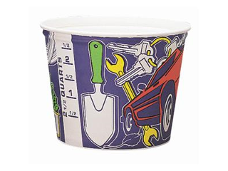 Click here to view larger image Paper Paint Pail (Sizes)