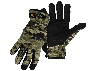 Click here to view larger image CAT Digital Camo Gloves (Sizes)