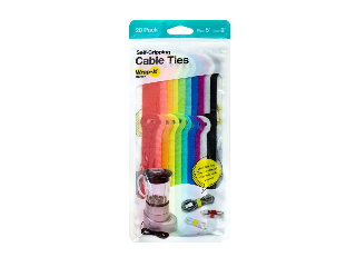 Click here to view larger image Wrap-It Self-Gripping 20 Piece (Colors)