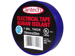 Click here to view larger image Vinyl Electrical Tape 11/16 In x 65 Ft (Assorted Colors)